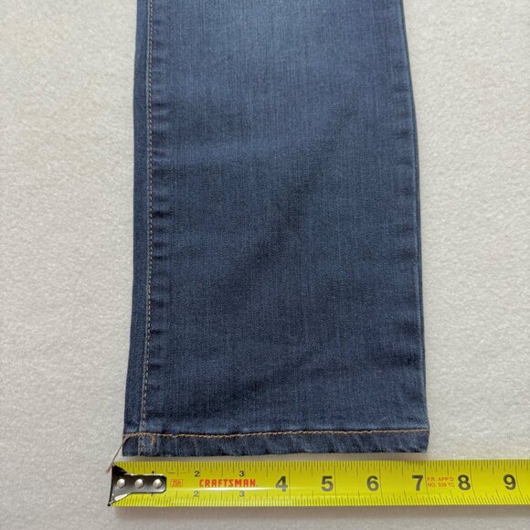 Kim Rogers Women's Pull-on Elastic Waistband Stretch Blue Denim Jeans Size 8 - Picture 9 of 10